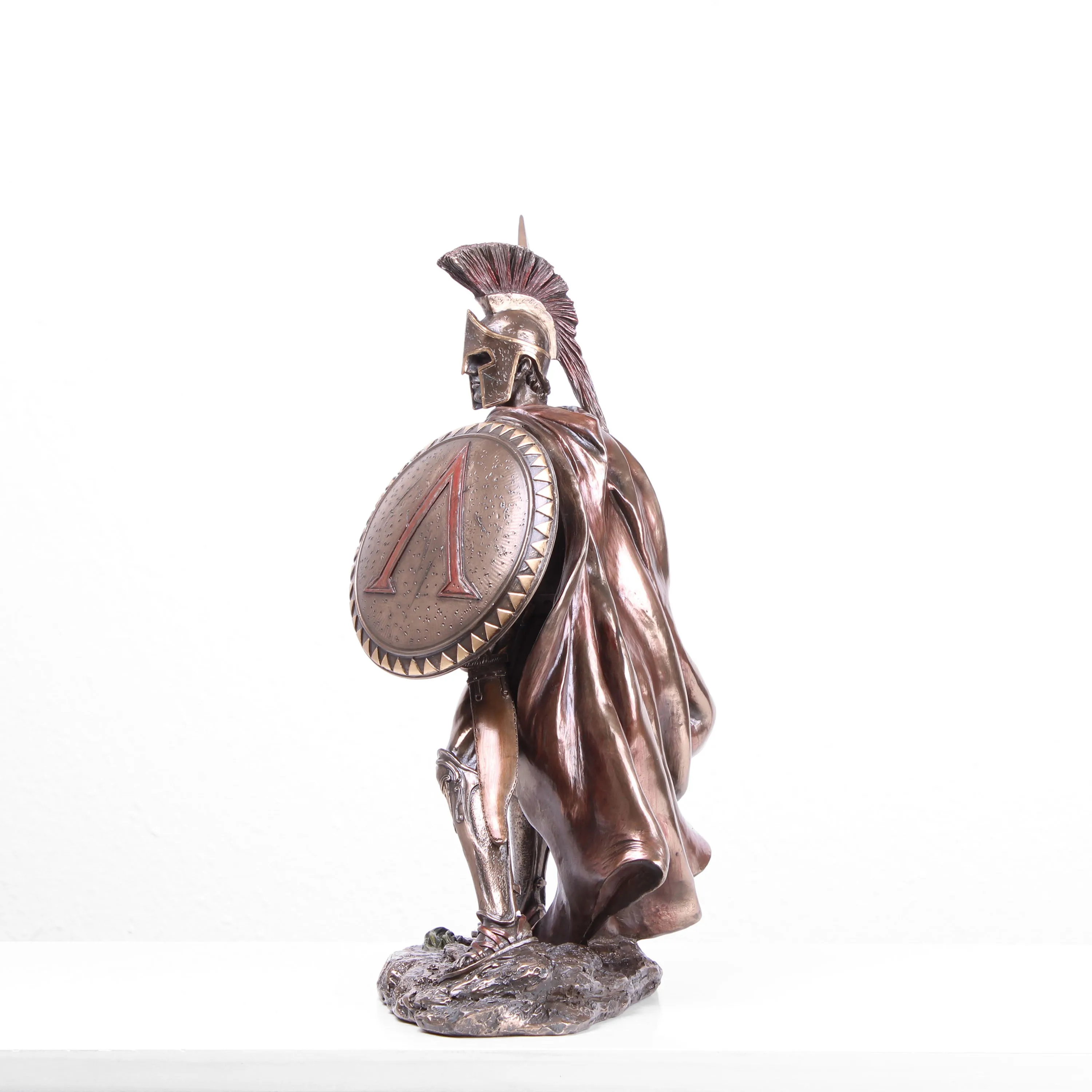 Leonidas Greek Warrior Statue (Cold Cast Bronze Sculpture)