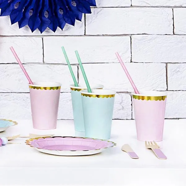 Little Party Plates - Sweet & Simple Pink (6 Pack)