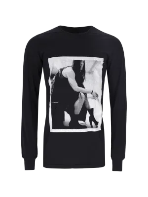long-sleeved rick photo t-shirt