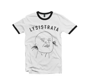 LYSISTRATA  "Exploding Ears White T-Shirt"