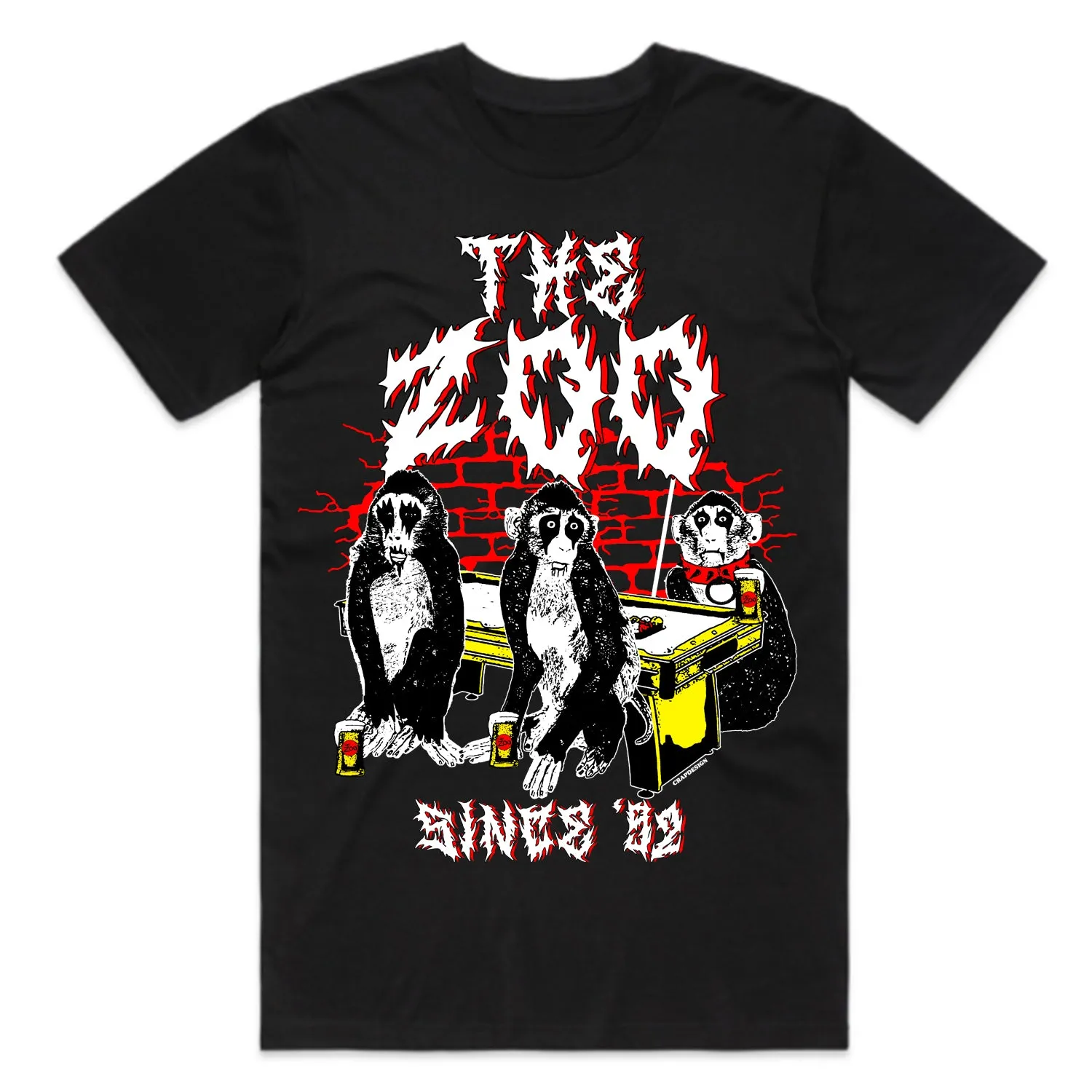 Metal Chimps T-Shirt (Black)
