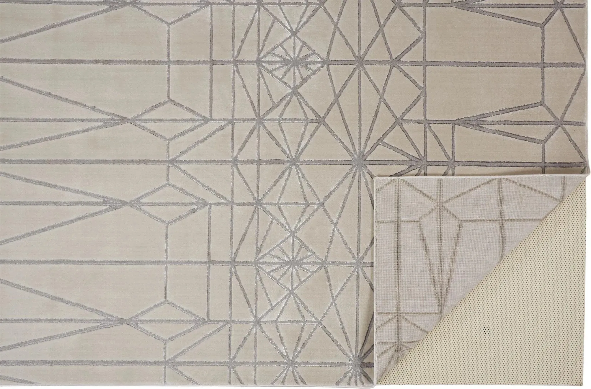 Micah 6943045F White/Silver Rug