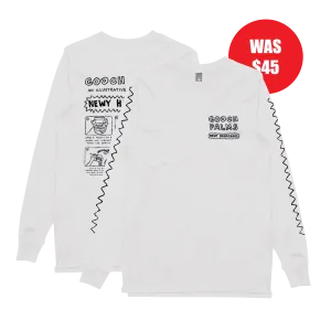 Newy Handshake / White Longsleeve