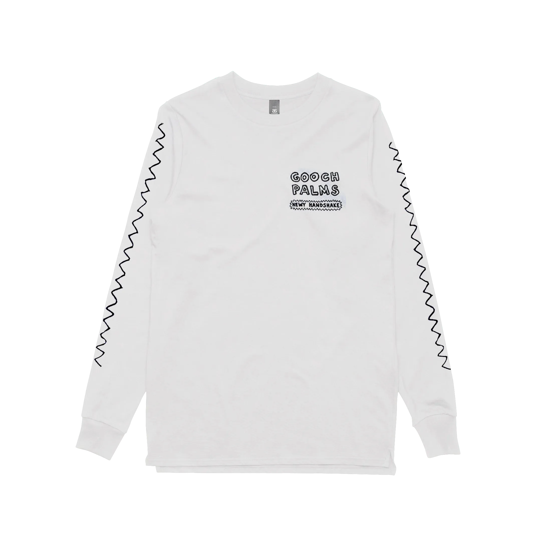 Newy Handshake / White Longsleeve