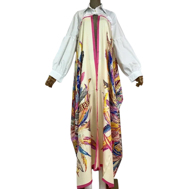 Pre Order: Trendy Long Sleeve Printed Cardigan - WINI