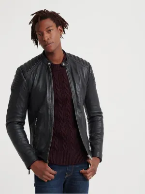 Racer Leather Jacket For Men