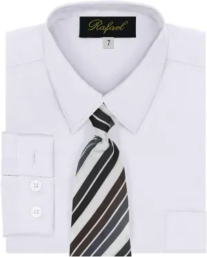 Rafael Boy's Dress Shirt & Tie