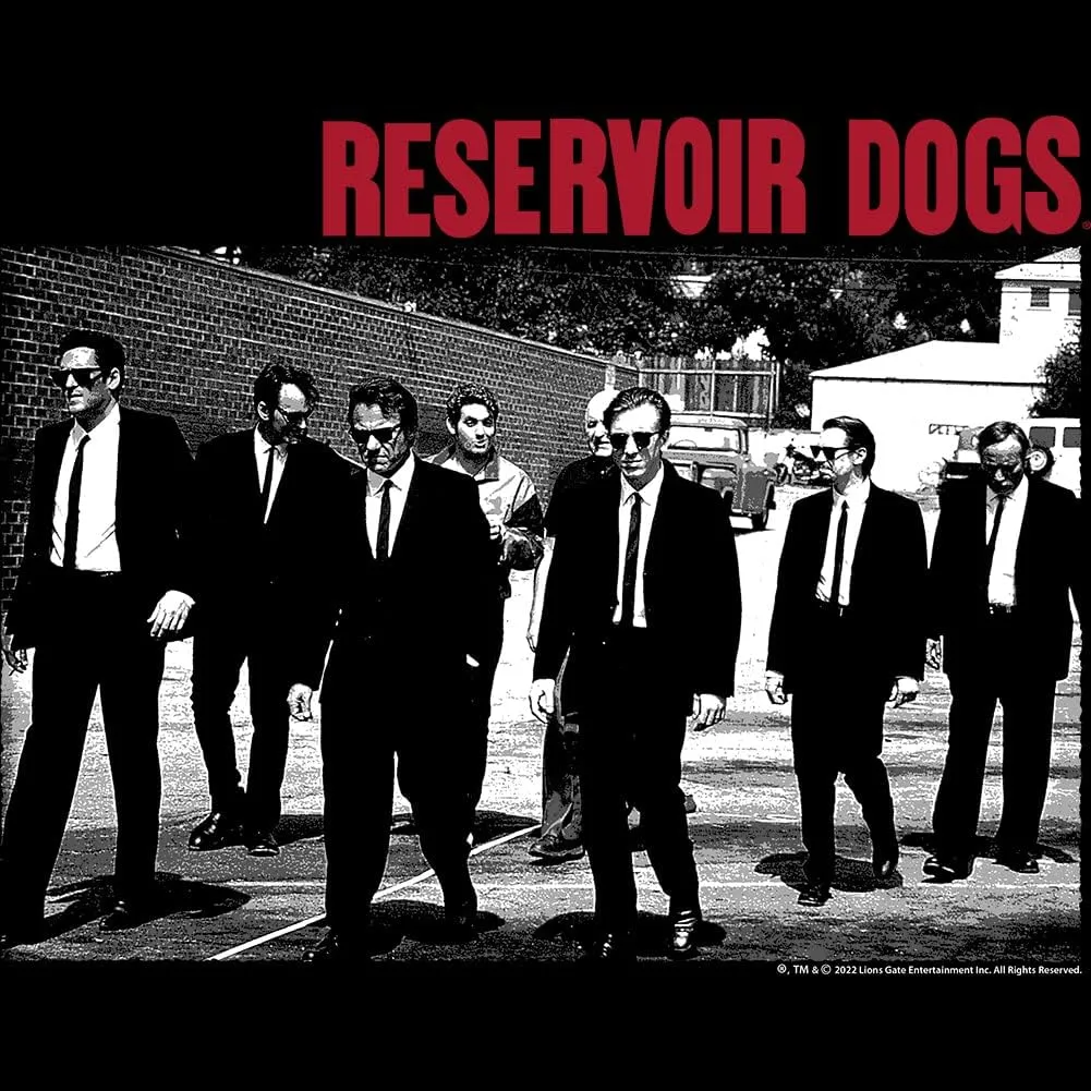 Reservoir Dogs T Shirt Group Shot Adult Short Sleeve T Shirts 90s Movies Graphic Tees