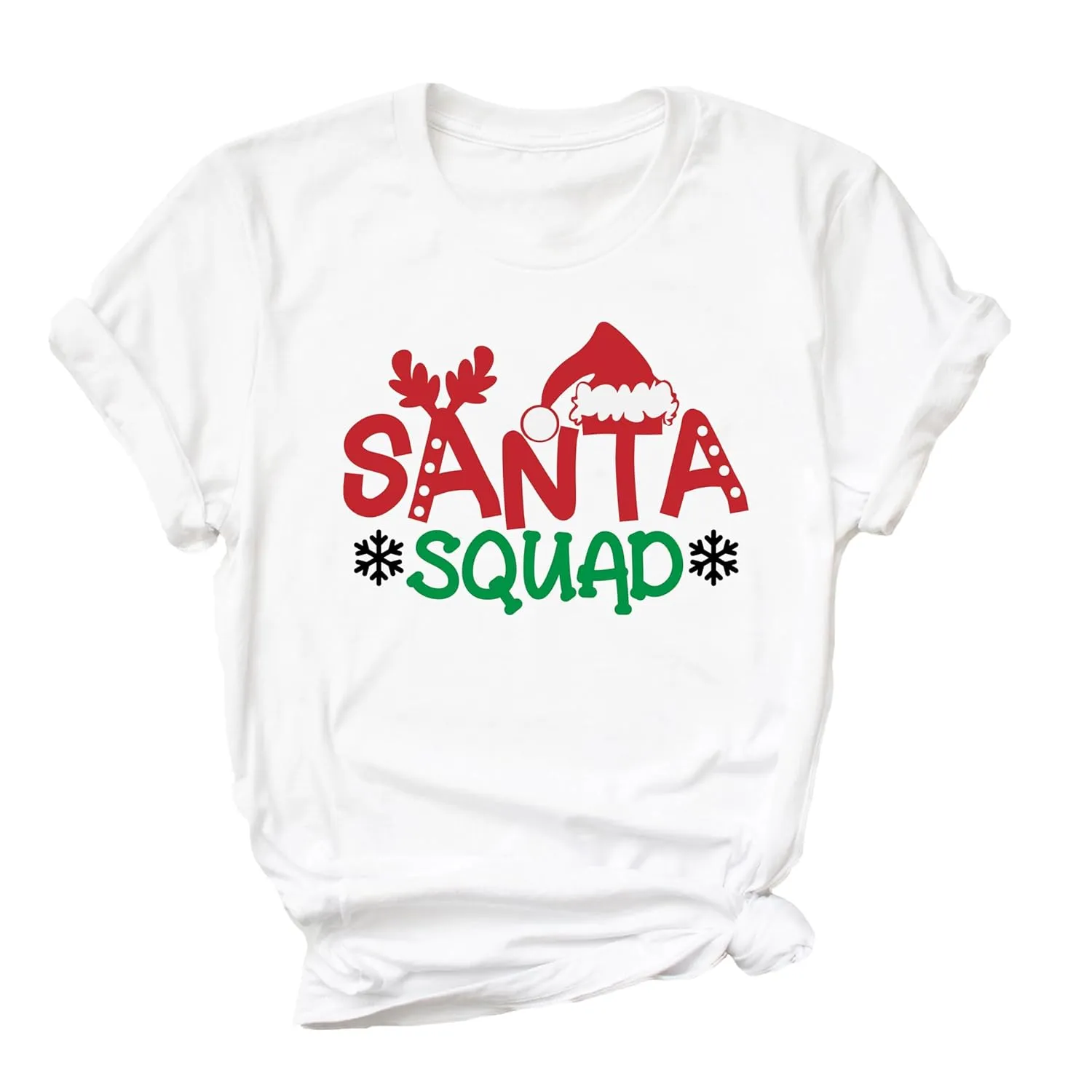 Santa Squad Christmas Shirts, Xmas Holiday Printed T-Shirts, Family Matching Christmas Short Sleeve Tee, Santa Squad Shirt, Christmas Squad Shirt, Christmas Shirt, Christmas Gift, Family Christmas Tee