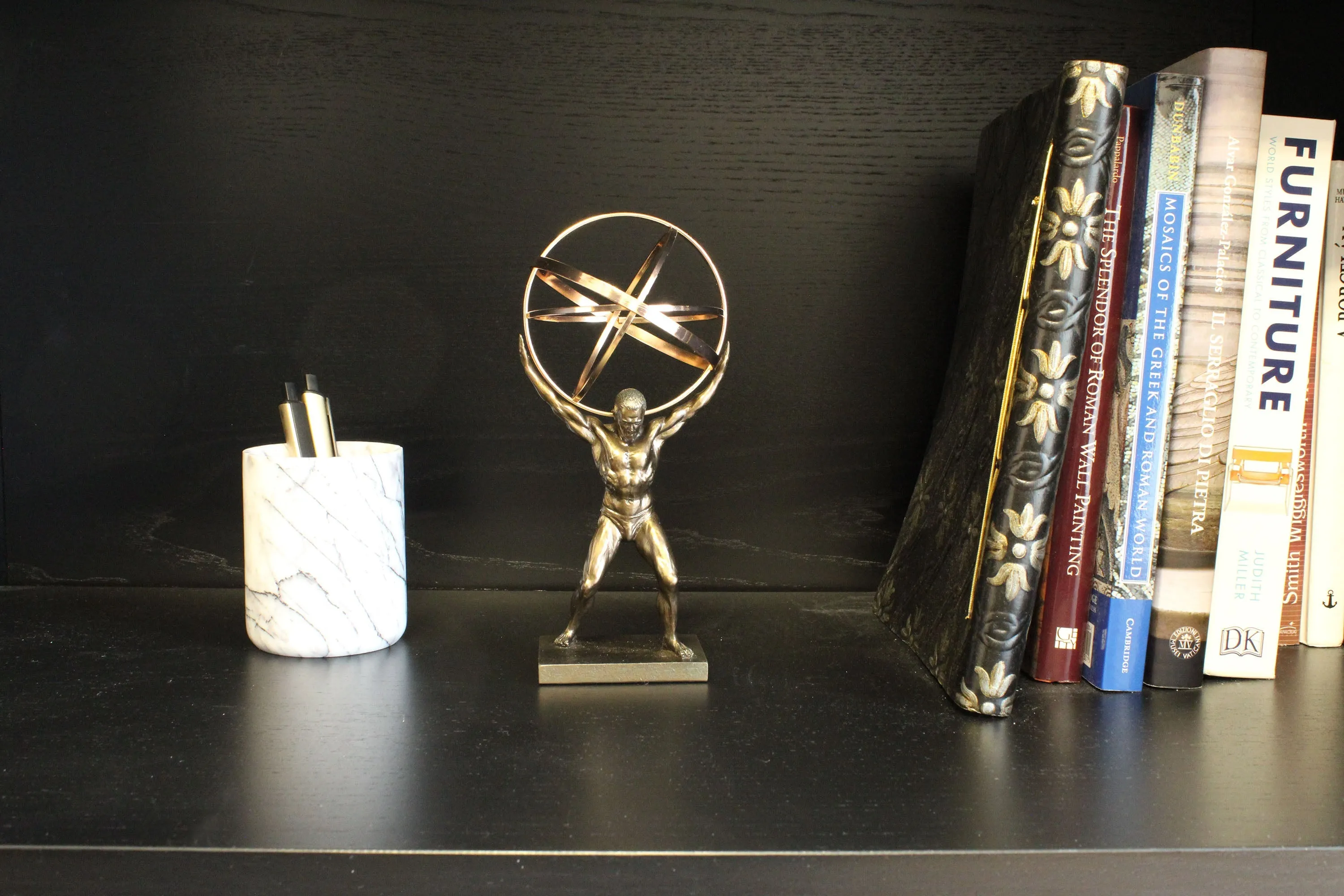 Sculpture of Atlas (Cold Cast Bronze Statue)
