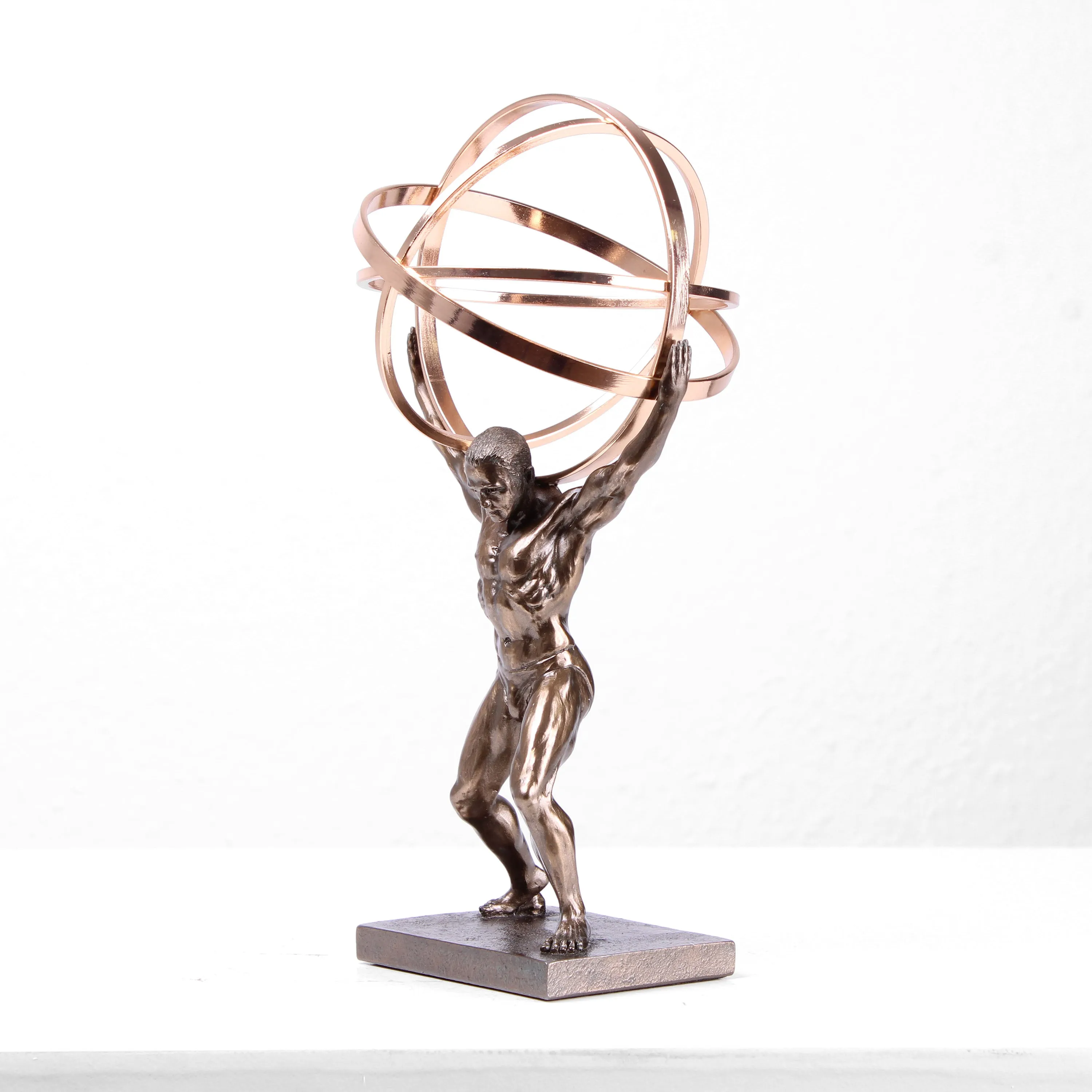 Sculpture of Atlas (Cold Cast Bronze Statue)