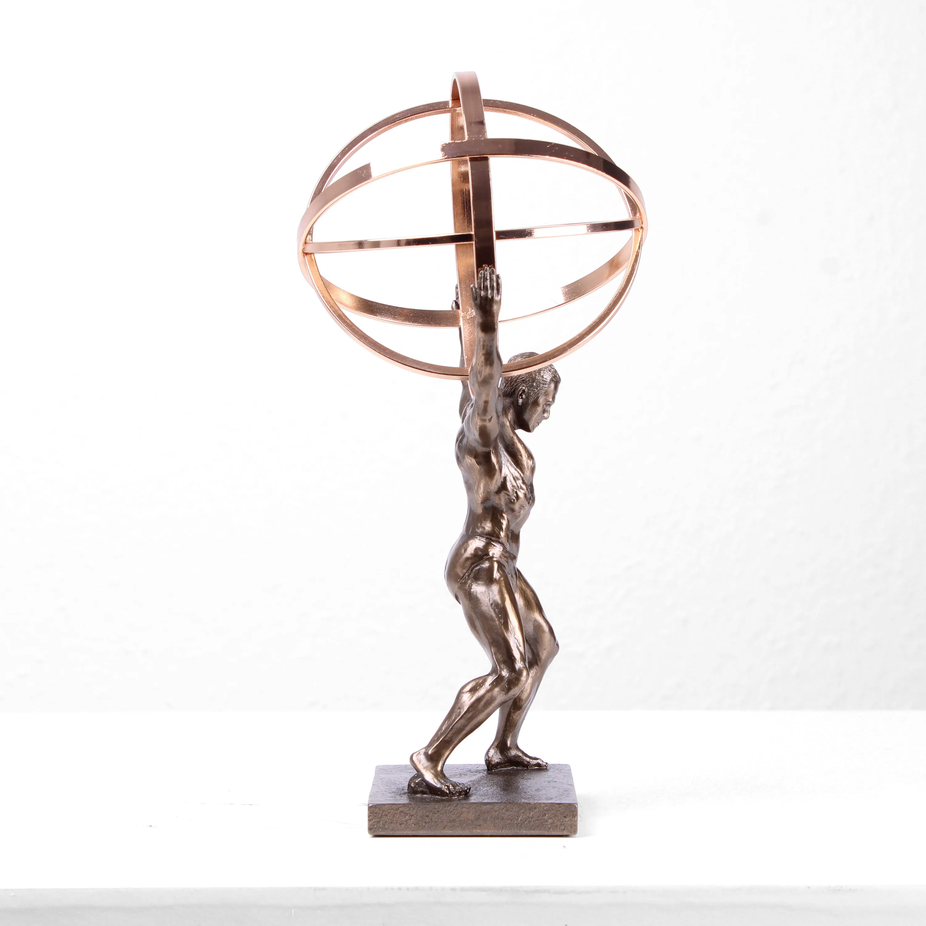 Sculpture of Atlas (Cold Cast Bronze Statue)