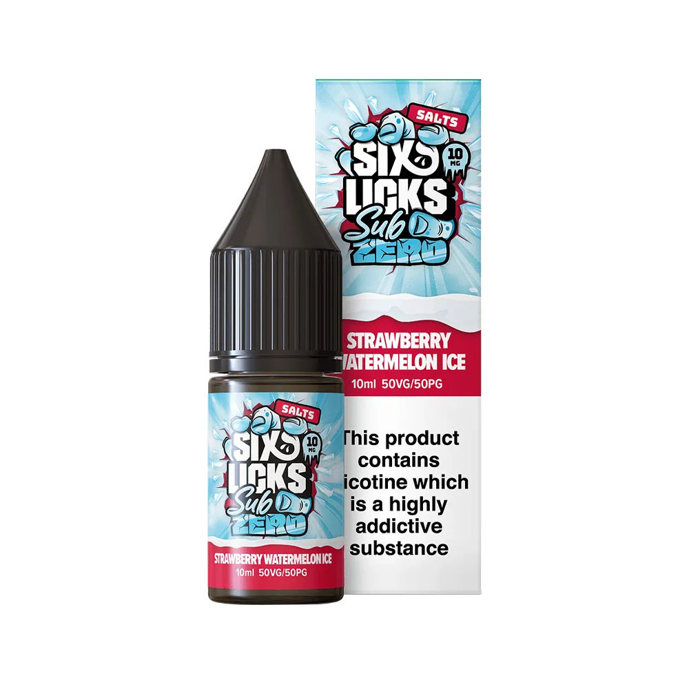 Six Licks Sub Zero 10ml Salt