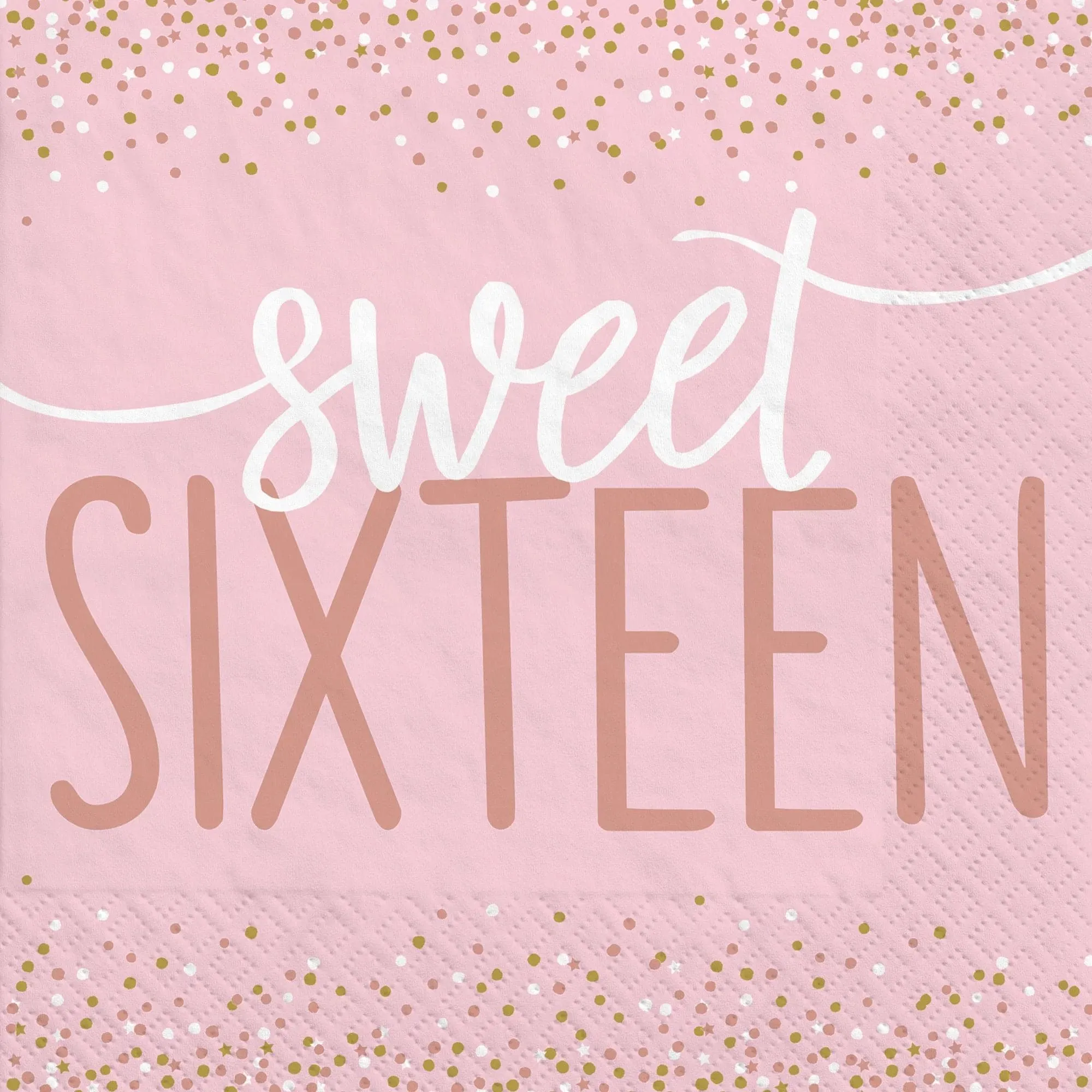 Sixteen Blush Luncheon Napkins