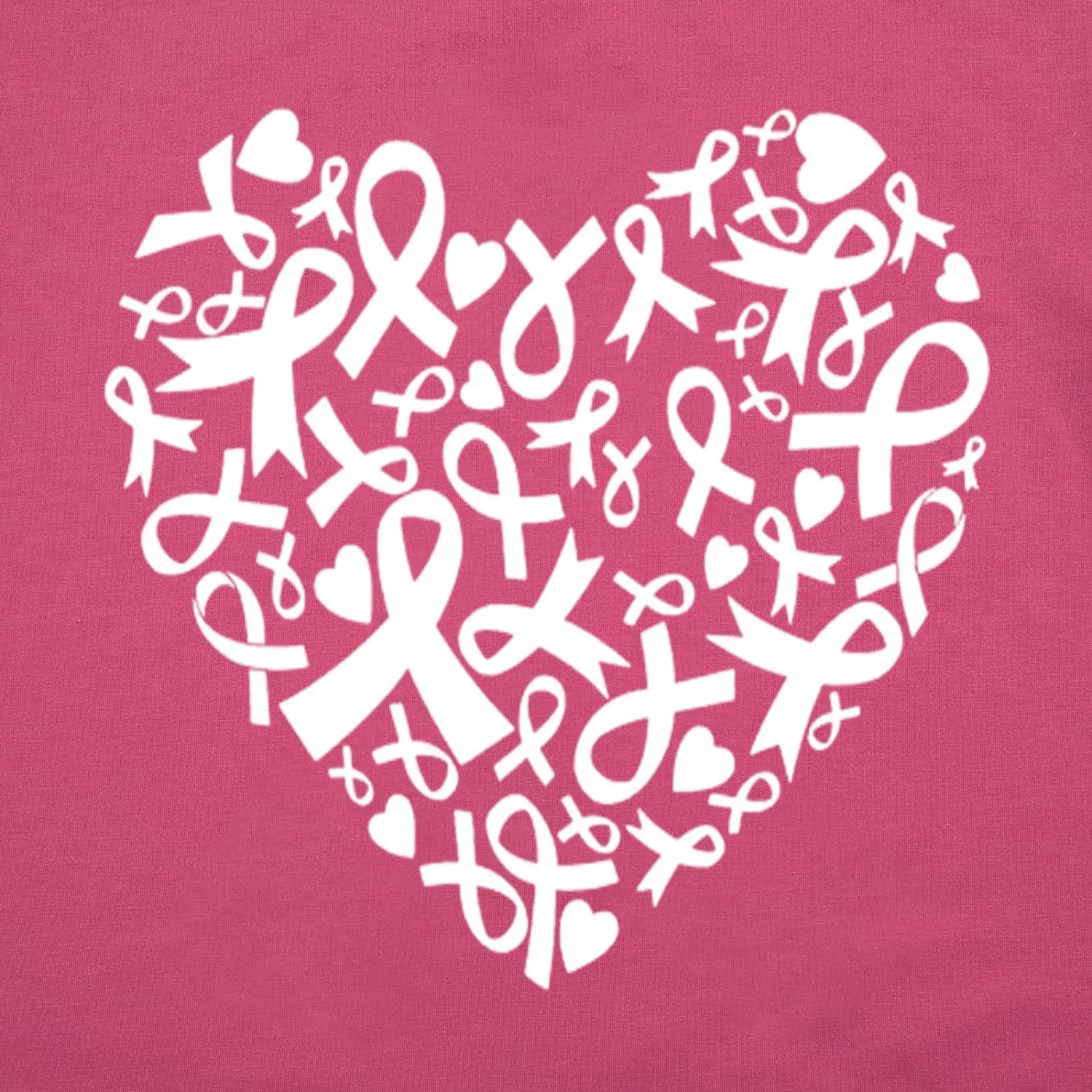 Womens Breast Cancer Awareness T Shirts Cute Love Heart Ribbon Graphic Print Tee Inspirational Short Sleeve Tops